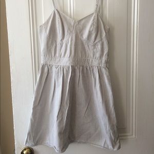 Striped bustier sundress